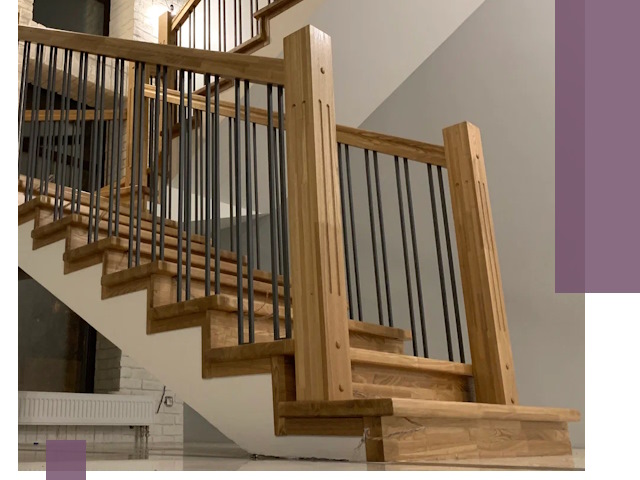 Реставрация деревянных и металлических лестниц в Прокопьевске