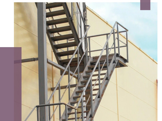 Пожарные лестницы в Прокопьевске от 12404 руб. — монтаж и продажа | ПРОЛЁТ-Прк