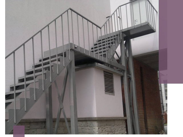 Монтаж пожарных лестниц под ключ в Прокопьевске с гарантией качества