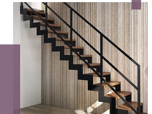 Изготовление металлических лестниц в Прокопьевске от 49101 руб. | ПРОЛЁТ-Прк