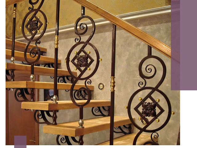 Изготовление кованых лестниц под ключ в Прокопьевске