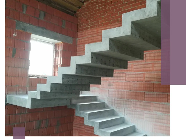 Бетонные лестницы под ключ в Прокопьевске: монтаж, демонтаж, ремонт