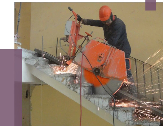 Демонтаж бетонных лестниц в Прокопьевске от 4652 руб. за м2 | ПРОЛЁТ-Прк