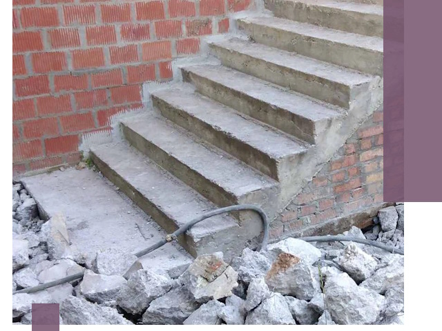 Демонтаж бетонных лестниц в Прокопьевске: быстро и безопасно