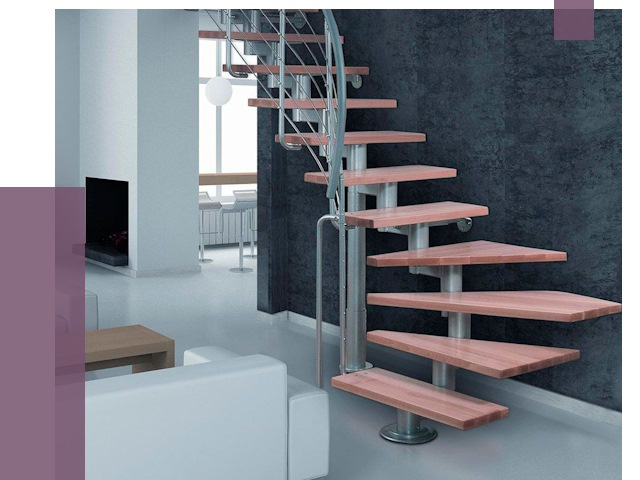 Модульные лестницы в Прокопьевске от 17056 руб. — купить в ПРОЛЁТ-Прк