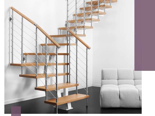 Модульные лестницы под ключ в Прокопьевске — монтаж и изготовление