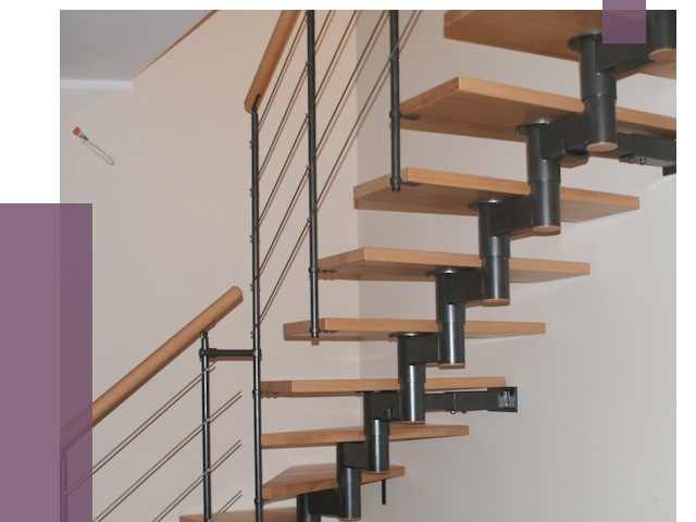 Изготовление модульных лестниц в Прокопьевске от 11629 руб. 