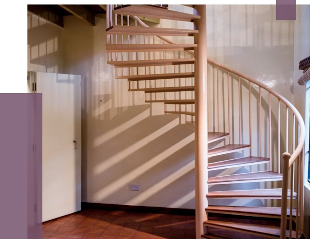 Изготовление винтовых лестниц на заказ в Прокопьевске от 77011 руб. | ПРОЛЁТ-Прк