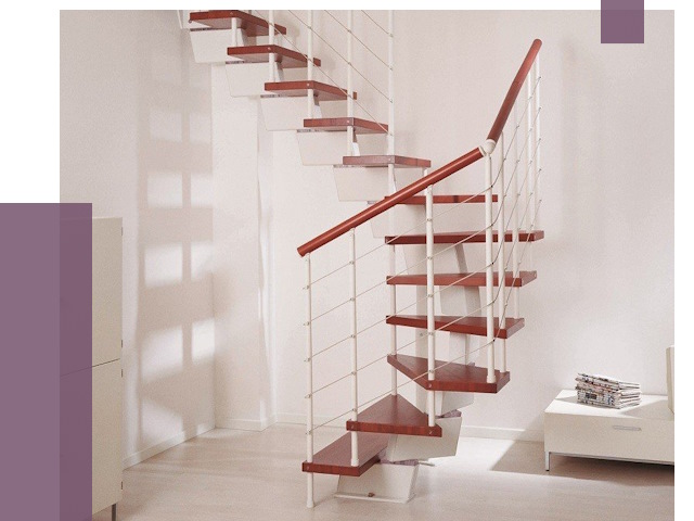 Изготовление лестниц на больцах в Прокопьевске от 9820 руб. | ПРОЛЁТ-Прк