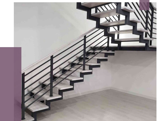 Лестницы на металлокаркасе под ключ в Прокопьевске от 12921 руб. | ПРОЛЁТ-Прк
