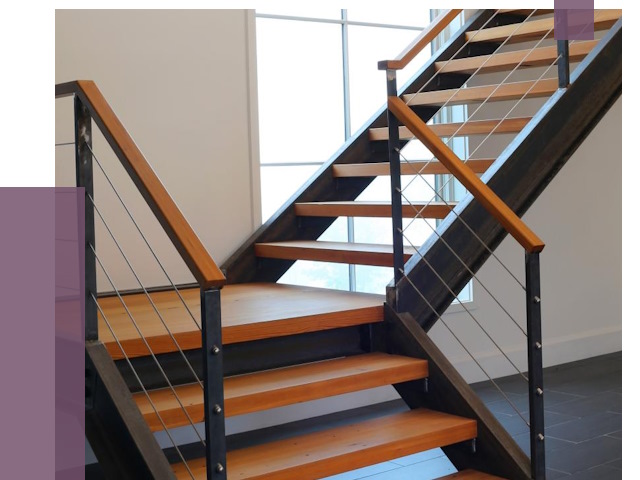 Изготовление лестниц на металлокаркасе в Прокопьевске от 19123 руб. | ПРОЛЁТ-Прк