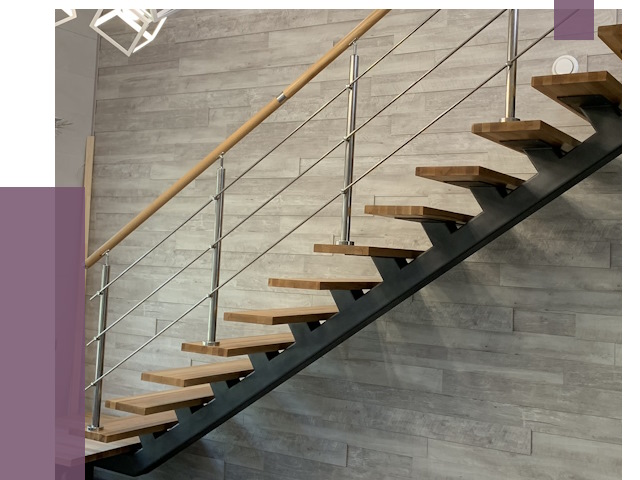Изготовление лестниц на монокосоуре в Прокопьевске от 77011 руб. 