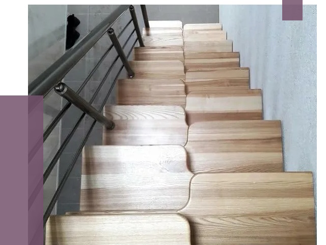Лестницы гусиный шаг в Прокопьевске от 13180 руб. под ключ | ПРОЛЁТ-Прк