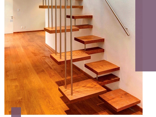 Лестницы «гусиный шаг» на заказ в Прокопьевске для узких пространств