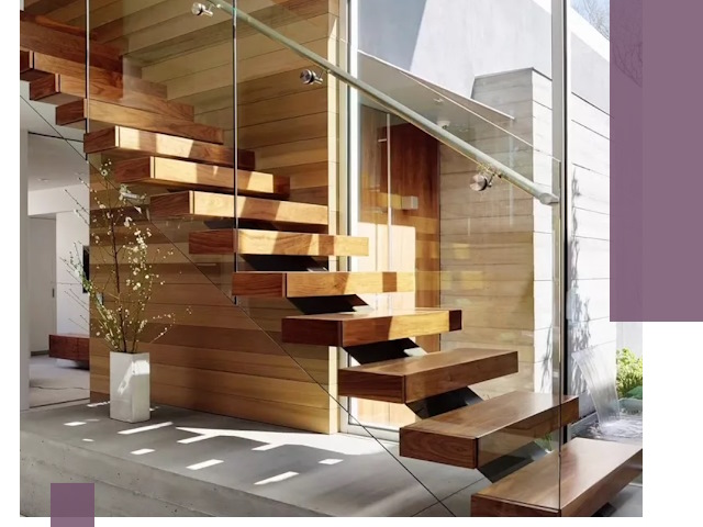 Современные лестницы на заказ в Прокопьевске — изготовление и монтаж