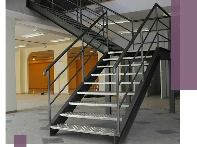 Лестницы для офиса в Прокопьевске: изготовление, монтаж, демонтаж