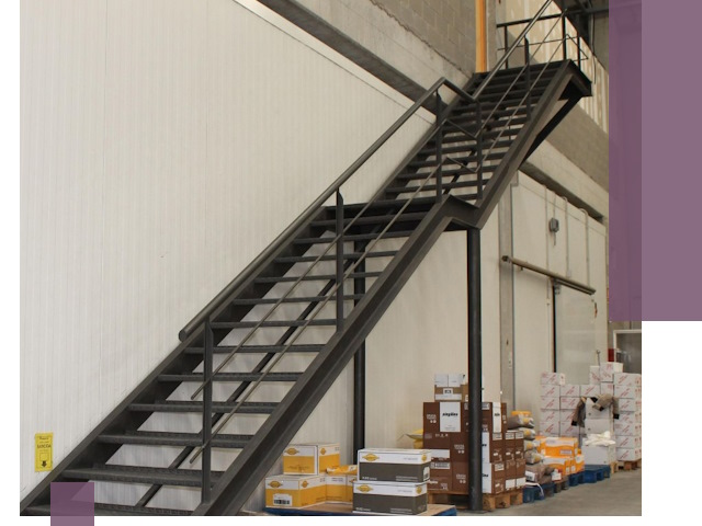 Лестницы для производства в Прокопьевске — изготовление и монтаж