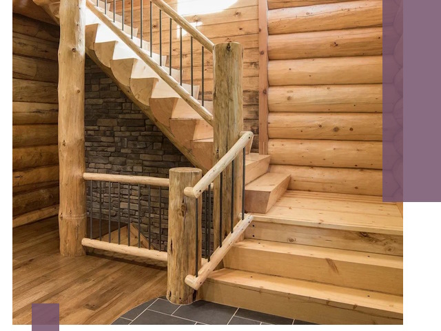 Лестницы в баню под заказ и профессиональный монтаж в Прокопьевске