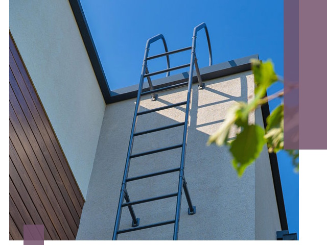 Лестницы на крышу в Прокопьевске — изготовление, монтаж, демонтаж