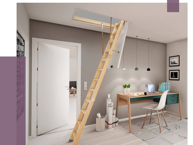 Чердачные лестницы в Прокопьевске — от 14730 руб. | ПРОЛЁТ-Прк