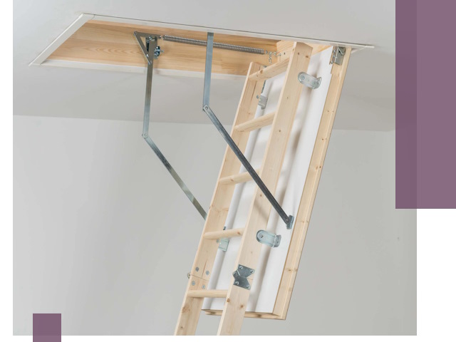 Установка чердачной лестницы под ключ в Прокопьевске