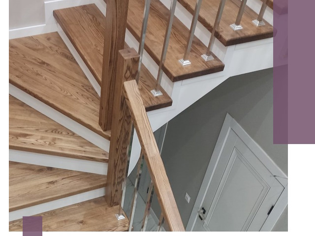 Обшивка металлических лестниц под ключ в Прокопьевске