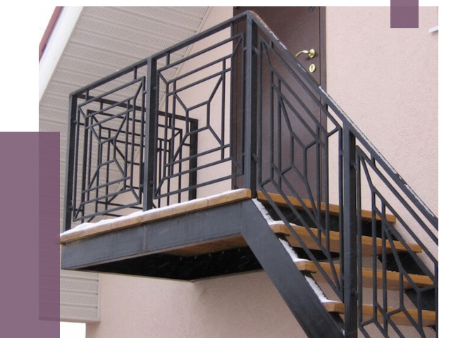 Металлические перила в Прокопьевске от 4342 руб.  | ПРОЛЁТ-Прк