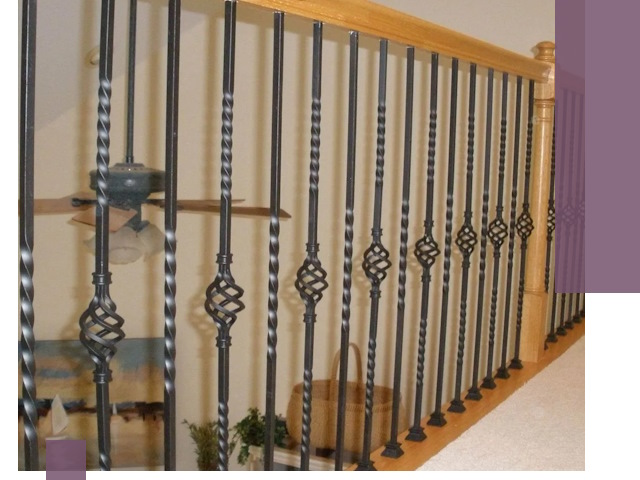 Изготовление и монтаж кованных перил в Прокопьевске под ключ