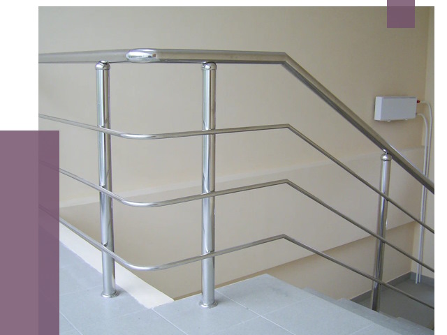 Алюминиевые перила в Прокопьевске от 6409 руб. под ключ | ПРОЛЁТ-Прк