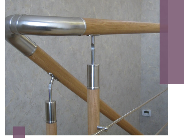 Комбинированные перила на заказ в Прокопьевске — монтаж и производство