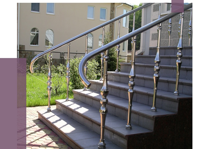 Перила для крыльца в Прокопьевске от 10854 руб. — монтаж ПРОЛЁТ-Прк