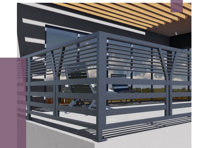 Изготовление балконных ограждений в Прокопьевске от 10854 руб. | ПРОЛЁТ-Прк