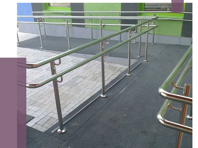 Ограждения пандусов в Прокопьевске от 4393 руб. монтаж | ПРОЛЁТ-Прк