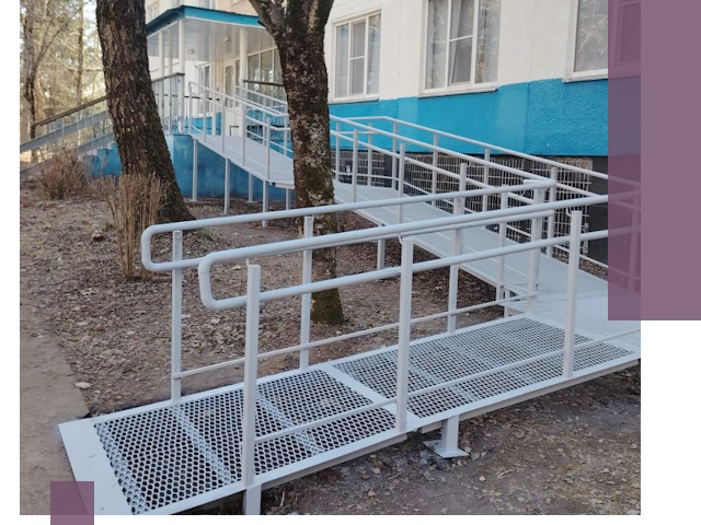 Пандусы под ключ в Прокопьевске: изготовление, монтаж и демонтаж