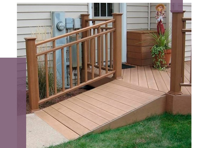 Пандус на крыльцо в Прокопьевске под ключ от 7856 руб.