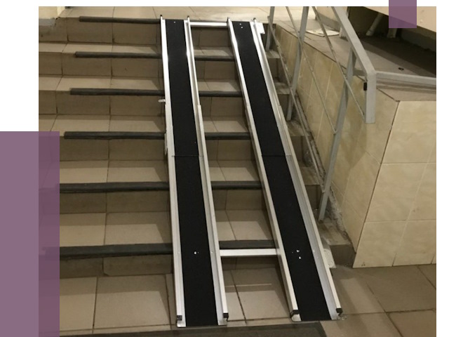 Установка пандуса в подъезд в Прокопьевске от 8063 руб. под ключ | ПРОЛЁТ-Прк