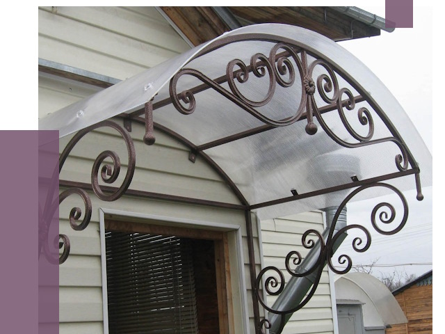 Изготовление козырьков в Прокопьевске от 7443 руб. — заказать | ПРОЛЁТ-Прк