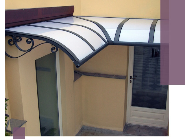 Монтаж козырьков любой сложности в Прокопьевске под ключ