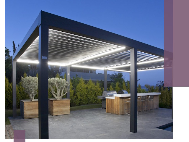 Навесы отдельно стоящие под ключ в Прокопьевске из металла и поликарбоната