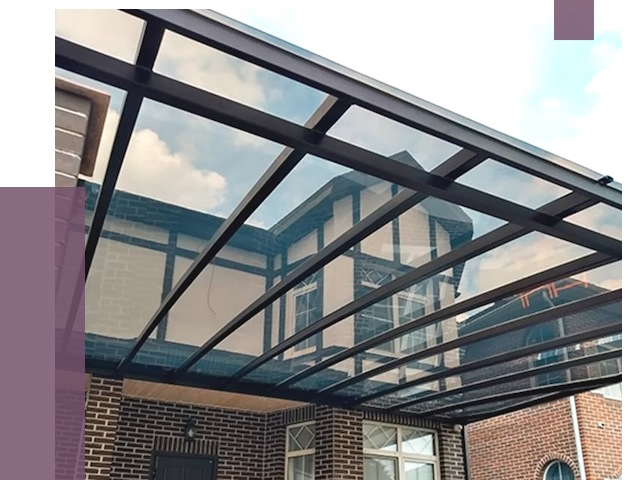 Навесы из поликарбоната в Прокопьевске от 8704 руб. под ключ — ПРОЛЁТ-Прк