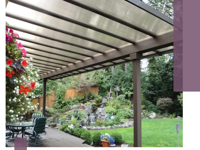 Навесы из поликарбоната под ключ в Прокопьевске быстро и надёжно