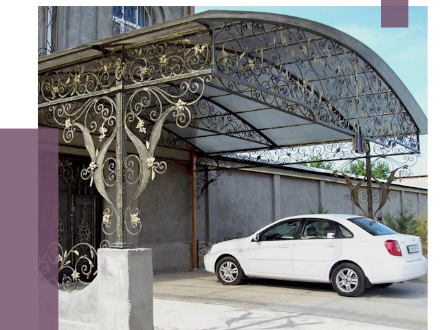 Кованые навесы в Прокопьевске от 14730 руб. | ПРОЛЁТ-Прк