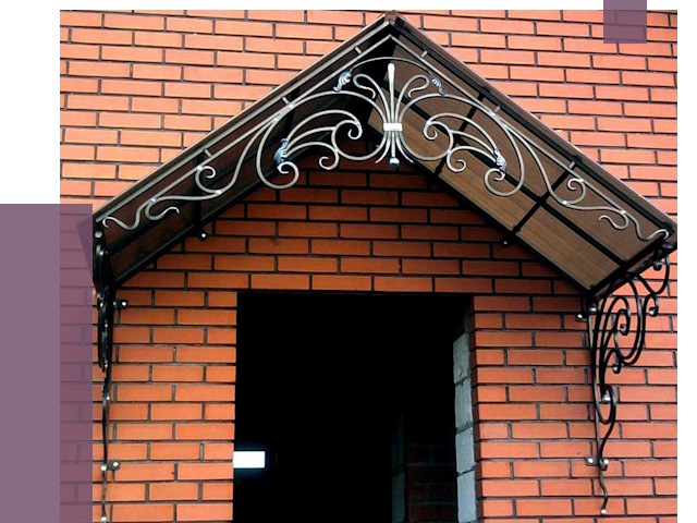 Металлические козырьки в Прокопьевске от 10802 руб. 