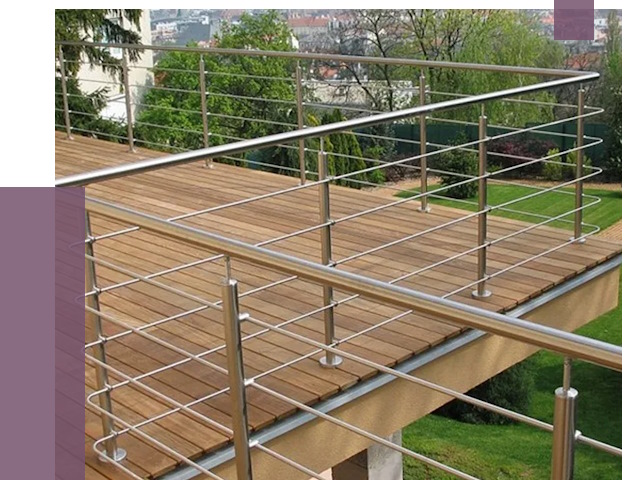 Алюминиевые парапеты в Прокопьевске под ключ от 7856 руб. 