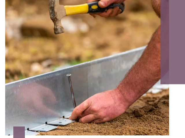 Монтаж металлических бордюров в Прокопьевске быстро и качественно