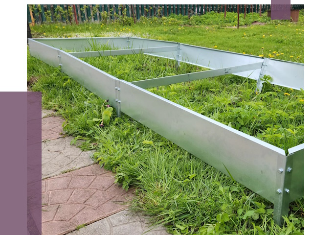 Металлические бордюры для грядок в Прокопьевске от 1809 руб.