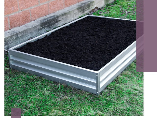 Металлические бордюры для грядок в Прокопьевске: прочность и аккуратность