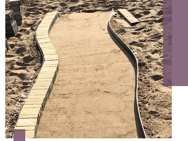 Металлические бордюры для тротуаров в Прокопьевске — прочные и долговечные