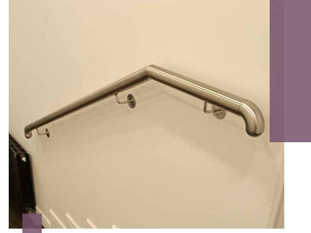 Изготовление пристенных поручней в Прокопьевске под ключ за сроки